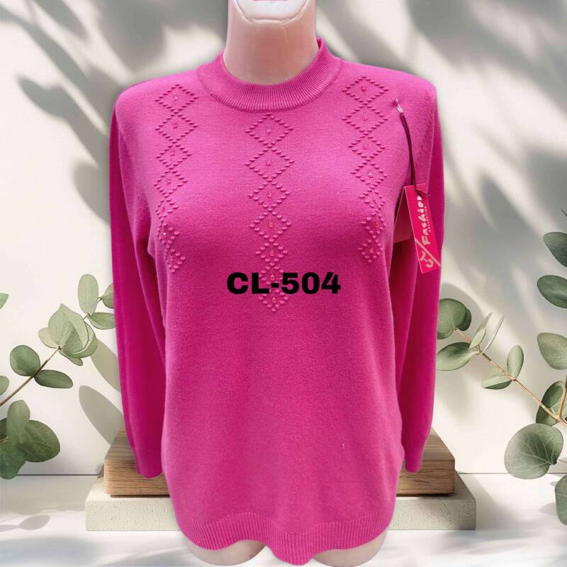 Swetry damskie Roz L-3XL. 1 kolor. Paczka 10 szt